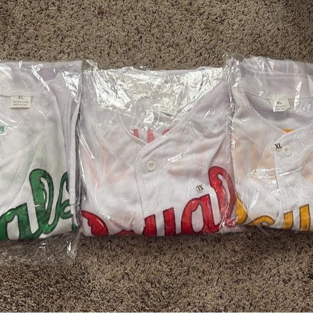 Kansas City KC Royals Ketchup, Mustard and Relish Jerseys